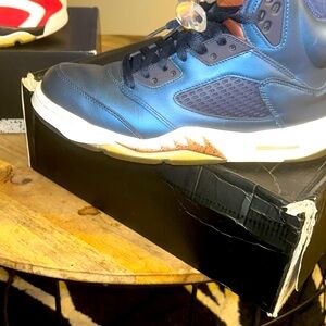 Metallic Blue Air Jordon